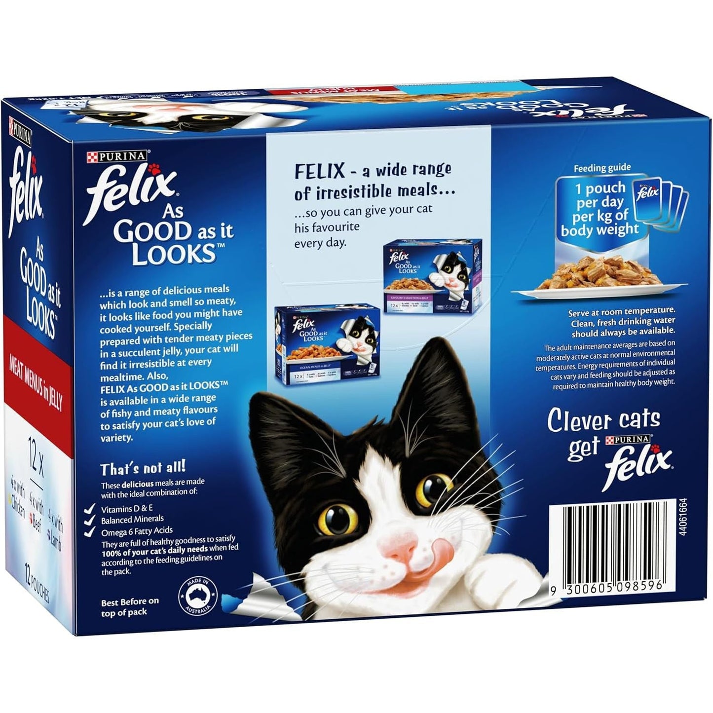 as Good as It Looks Adult Wet Cat Food Meat Menus in Jelly 60X85G