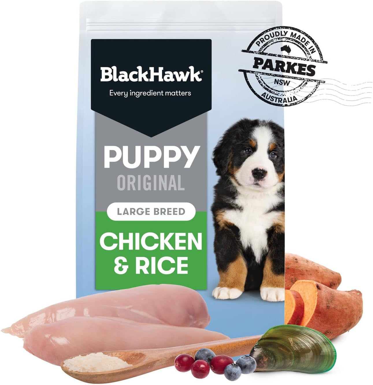 Puppy Large Breed Chicken and Rice Dry Dog Food 3 Kg