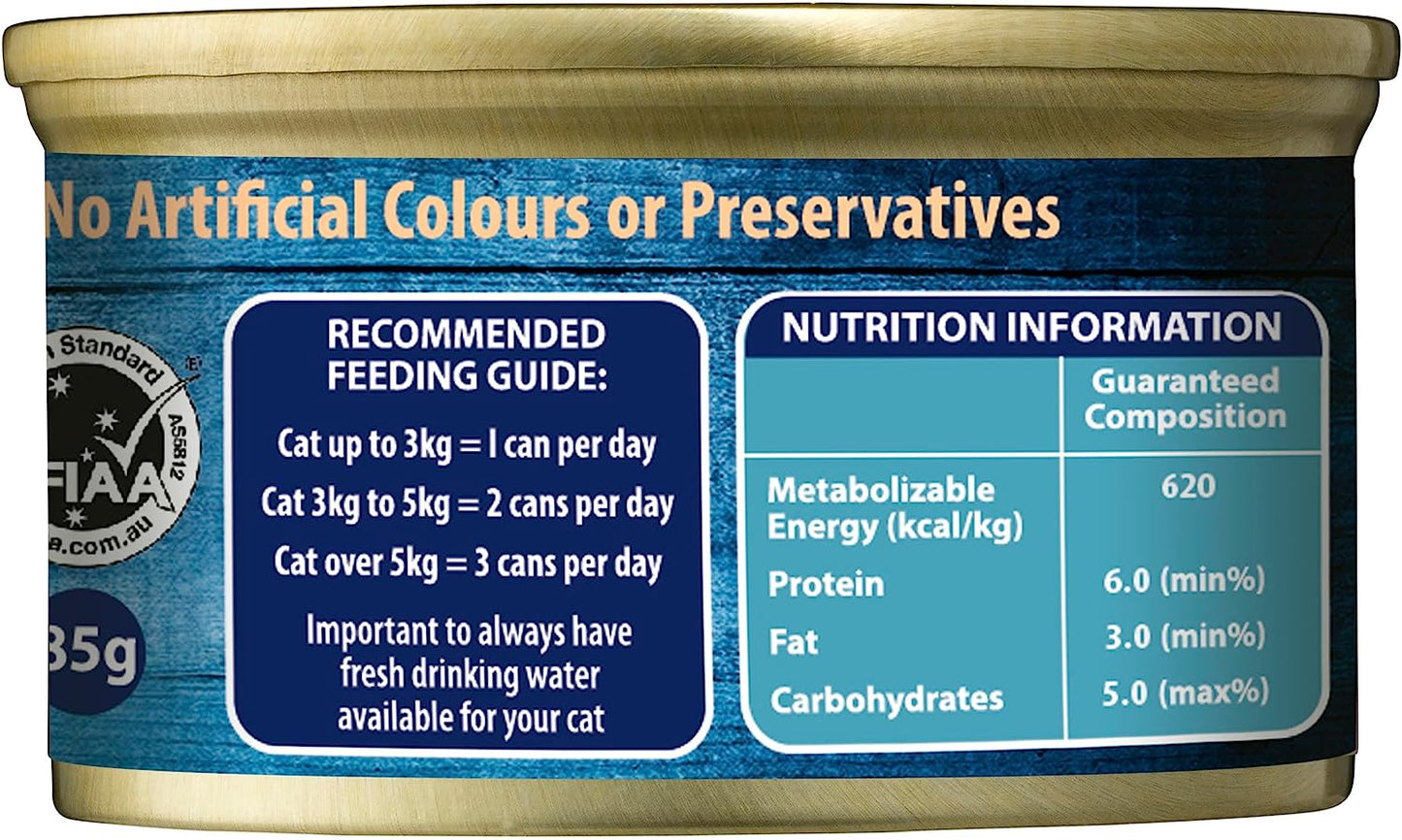 Cat Pet Food Whitemeat Tuna and Chicken Breast, 24 X 85G, 24 Piece