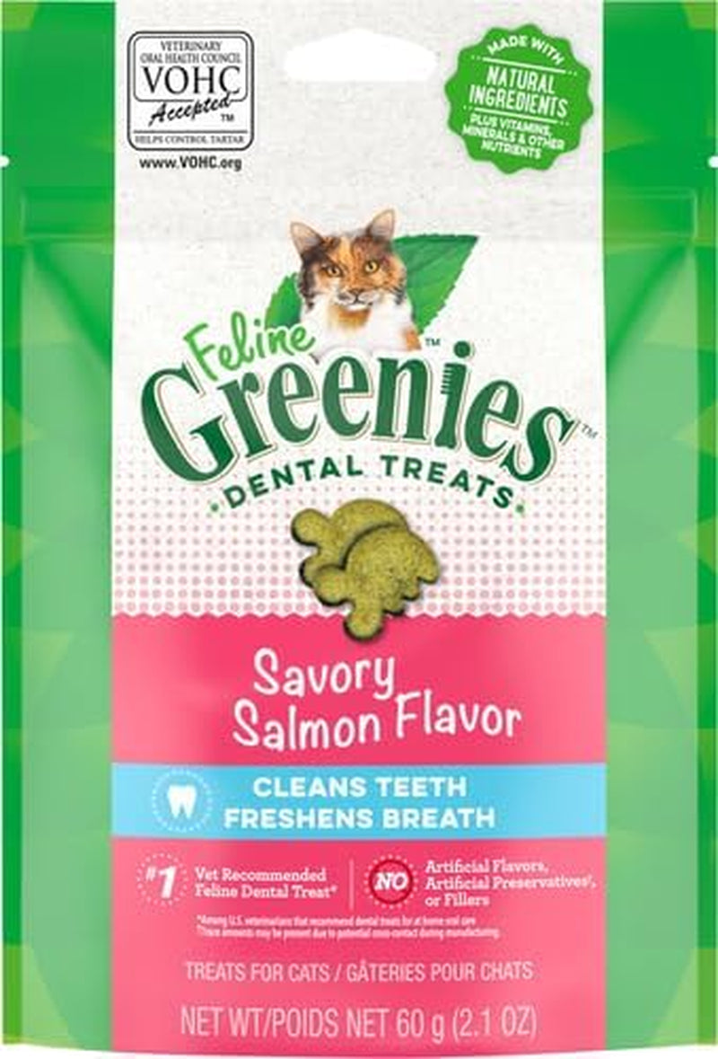 Feline Dental Cat Treats Savory Salmon Flavour 60G