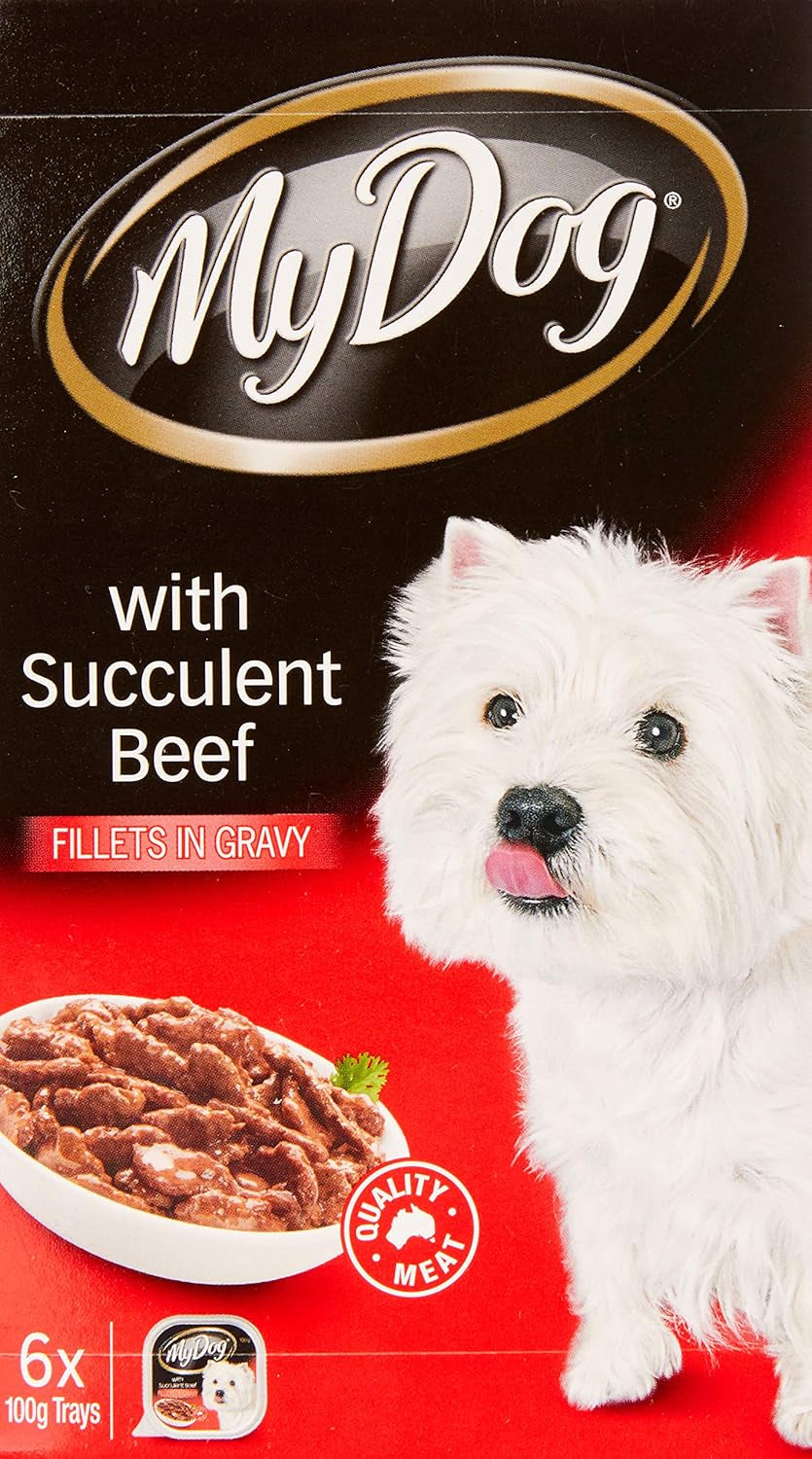 Dog Wet Food, Succulent Beef Fillets in Gravy 100 G (Pack of 6)