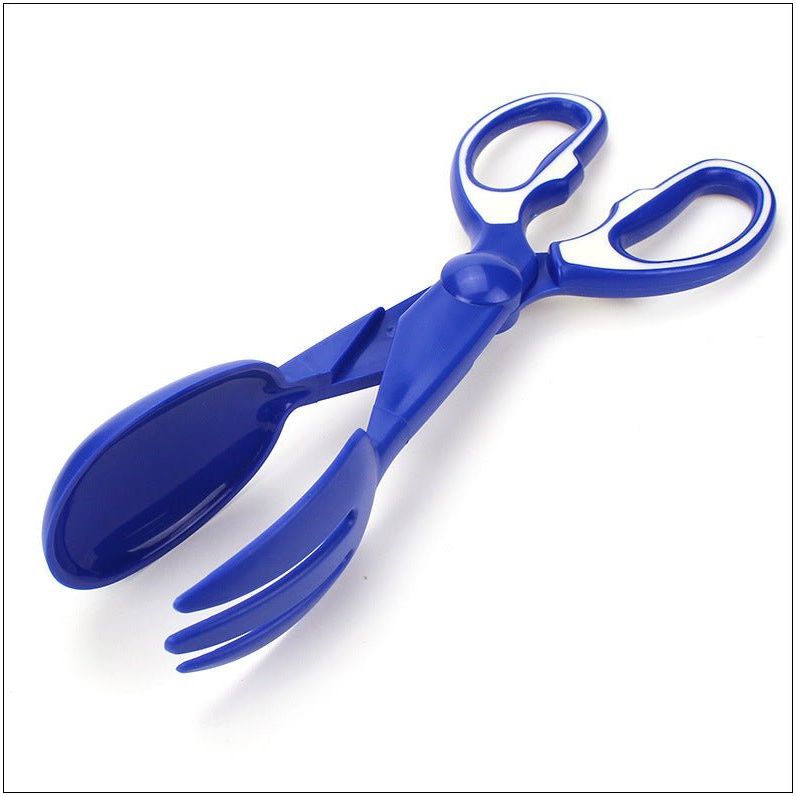 2 Pcs Blue Pet Poop Scooper with Long Handle - Durable Plastic Waste Picker for Dogs and Cats