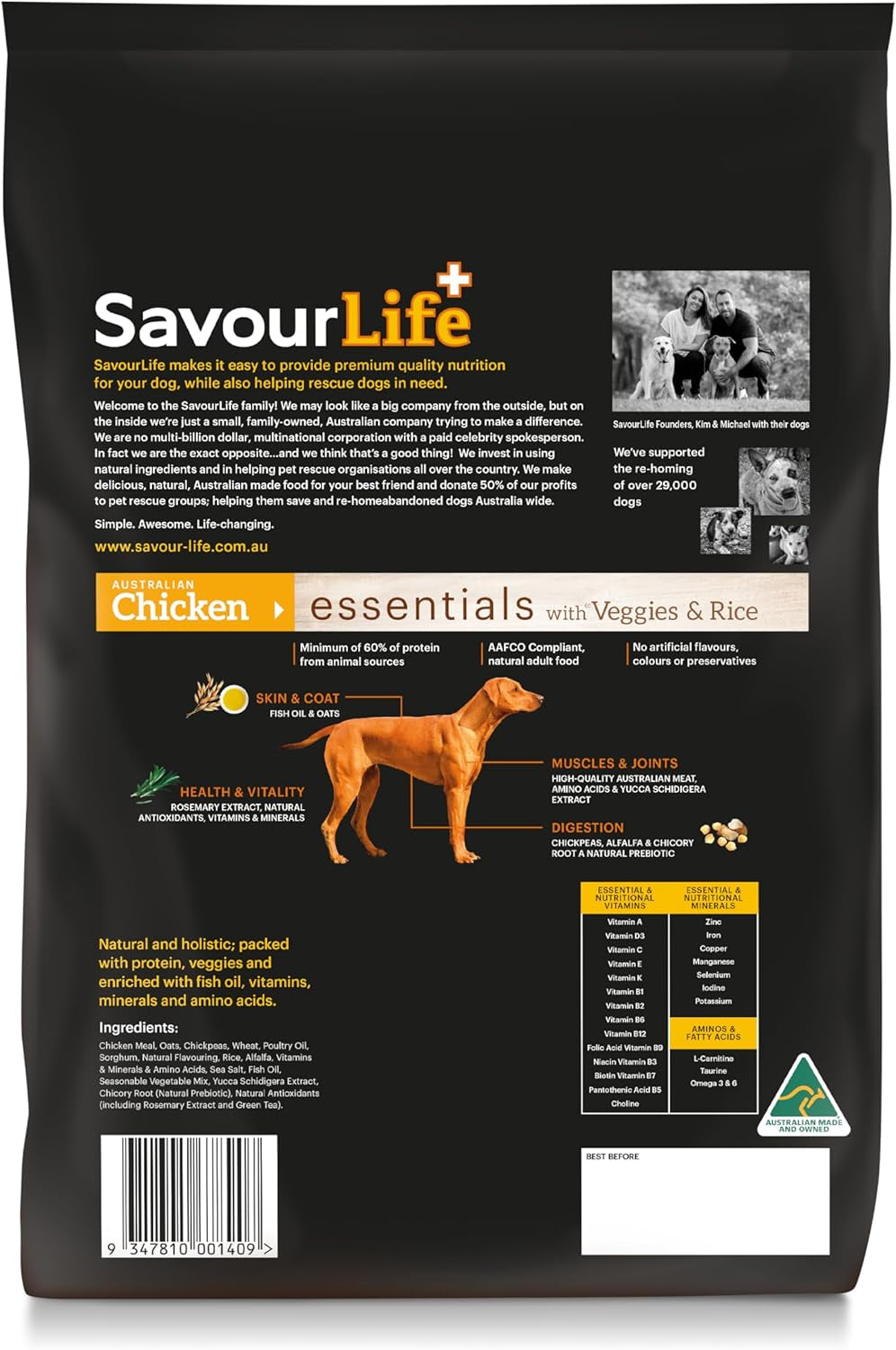 Essentials Chicken Adult Dog Food 3Kg