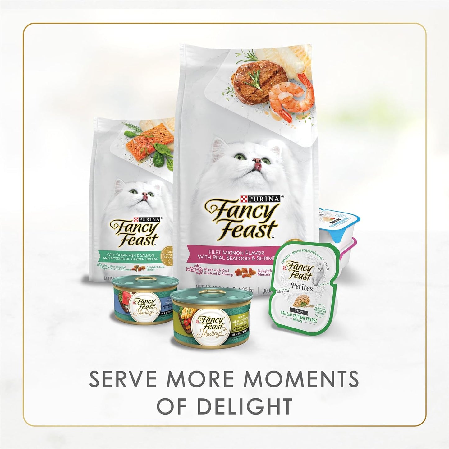 FANCY FEAST Delights with Cheddar Adult Wet Cat Food Grilled Collection 24X85G