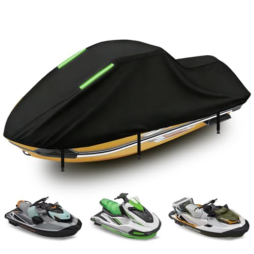 Jetski Covers for Sea-Doo RXP|Custom All Weather Waterproof UV Resistant Jet Ski Cover | 3 Windproof Buckles and Reflective Strips