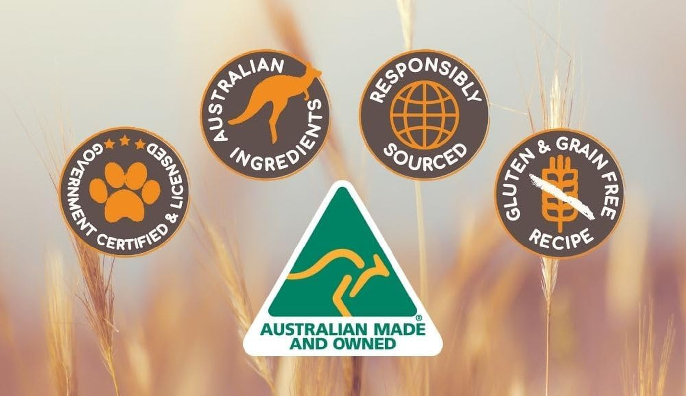 Aussie Mini Burgers - 100% Aussie Chicken & Superfood Ingredients - Natural, Grain-Free Dog Treats - Snacks, Training or Rewards for Dogs - 110G
