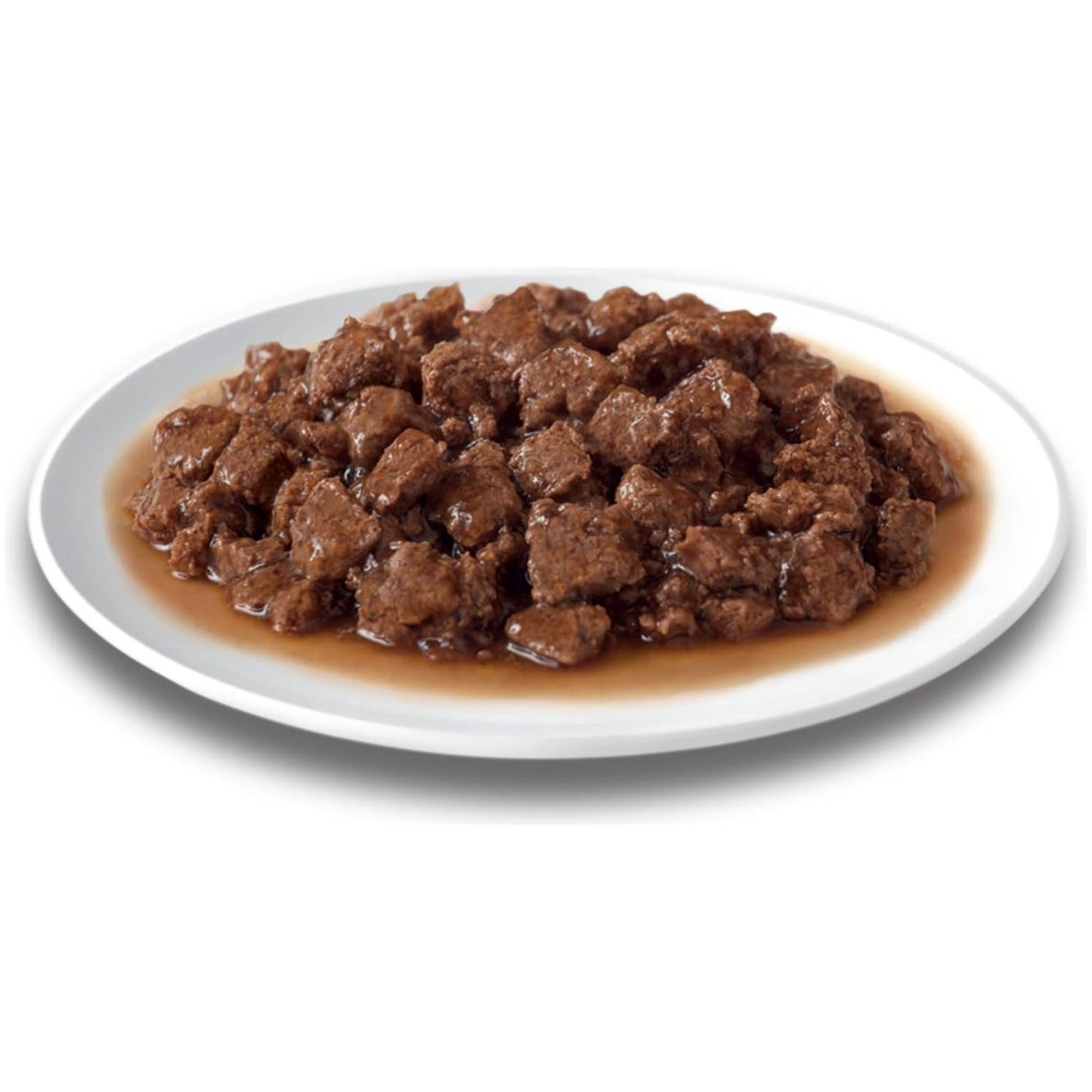 DINE Classic Collection Adult Wet Cat Food Cuts in Gravy with Beef & Liver 7 X 85G, 6 Pack (42 Trays)