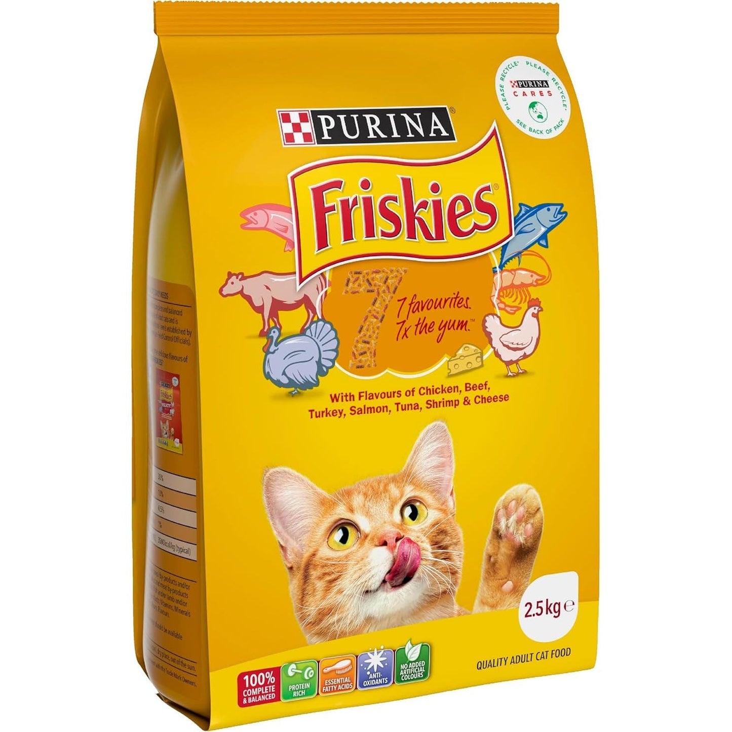 FRISKIES Adult Dry Cat Food 7 2.5Kg