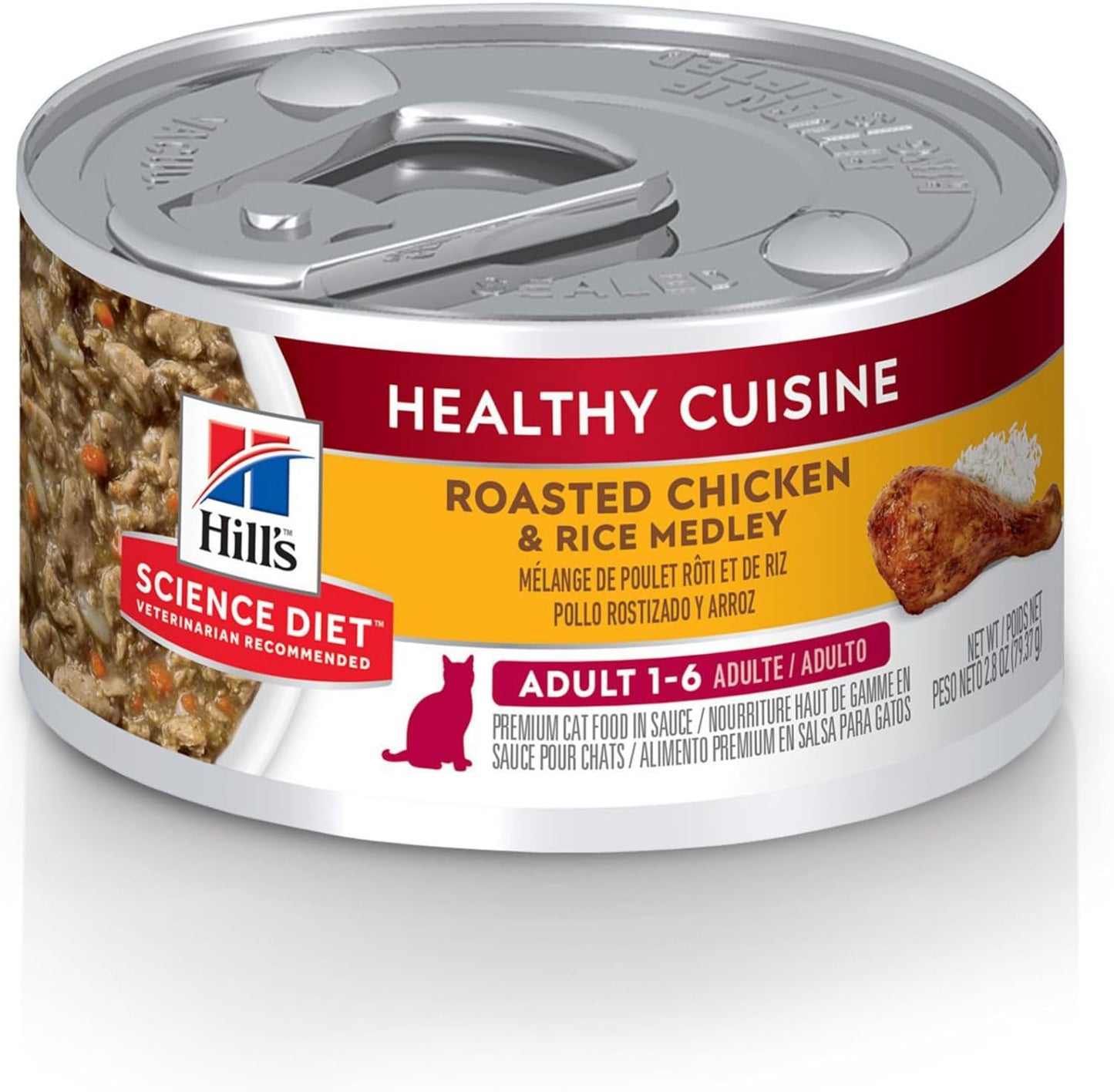 Chicken & Rice Medley Adult Cat Food 79G X24