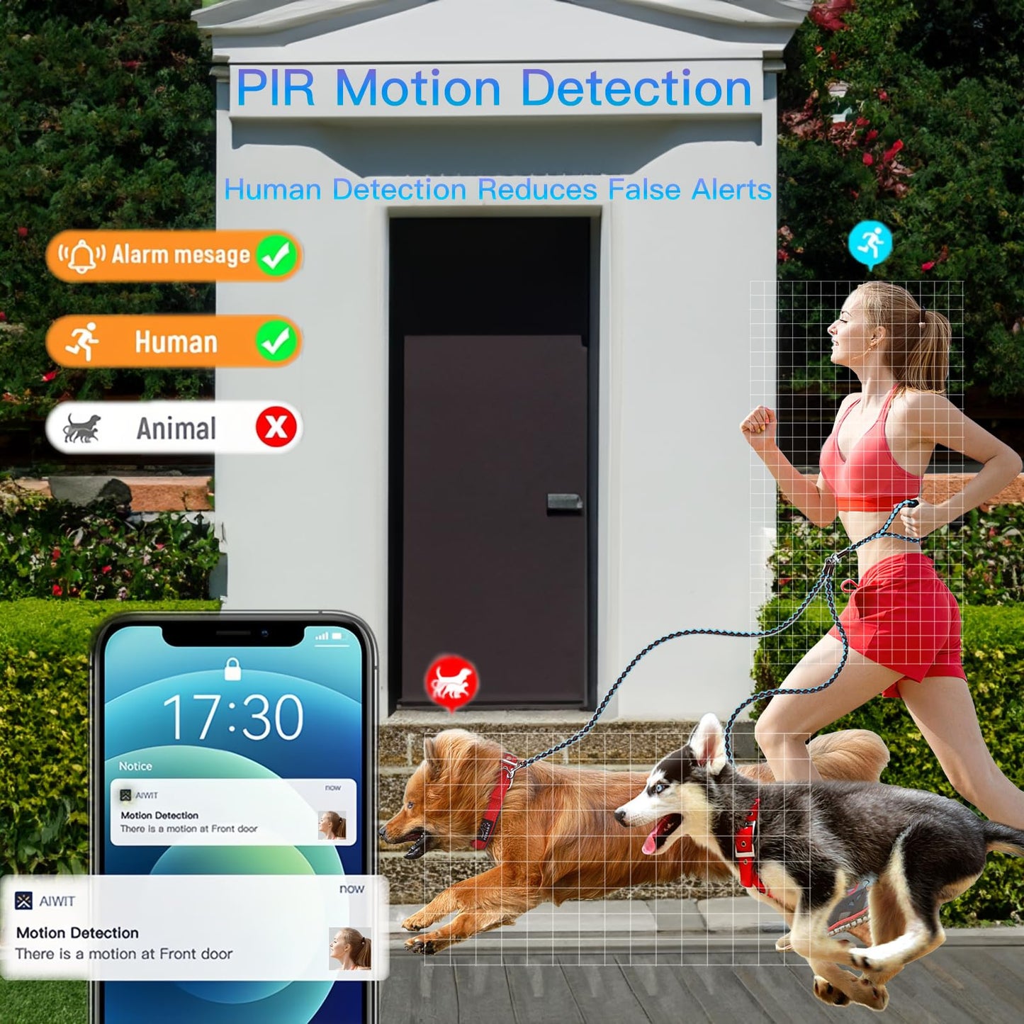 XC Jump IP65 Waterproof Video Doorbell Camera Wireless