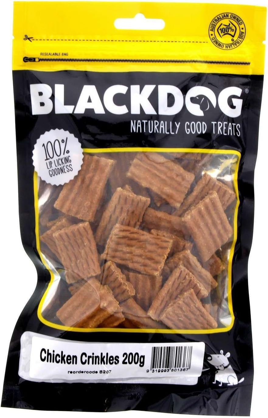 Chicken Crinkles 200G Dog Food Treat High Protein Tasty Chewy Healthy