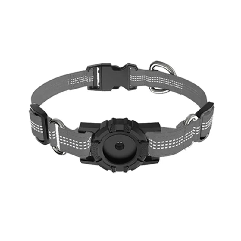 Waterproof Reflective Dog Collar - Grey