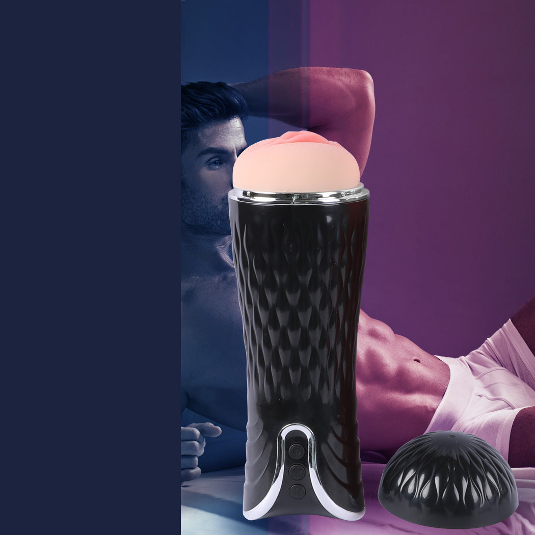 Masturbation Cup Vibrating Masturbator Adult Automatic Stroker Male Sex Toy
