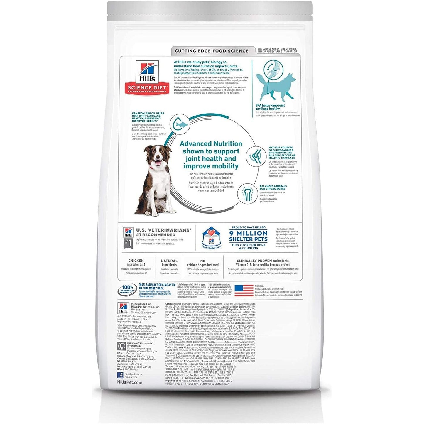 Adult Healthy Mobility Large Breed Dry Dog Food 12Kg - Paws and Pats