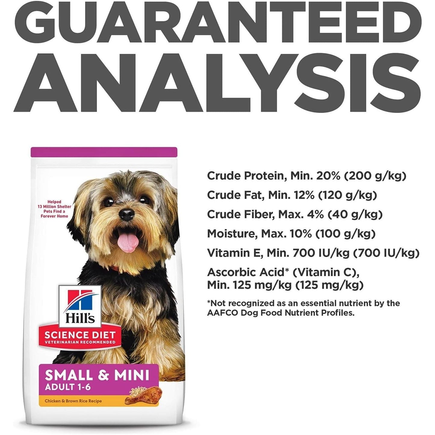 Adult Small Paws, Chicken Meal, Barley & Brown Rice Recipe, Dry Dog Food for Small & Toy Breed Dogs, 7.03Kg Bag