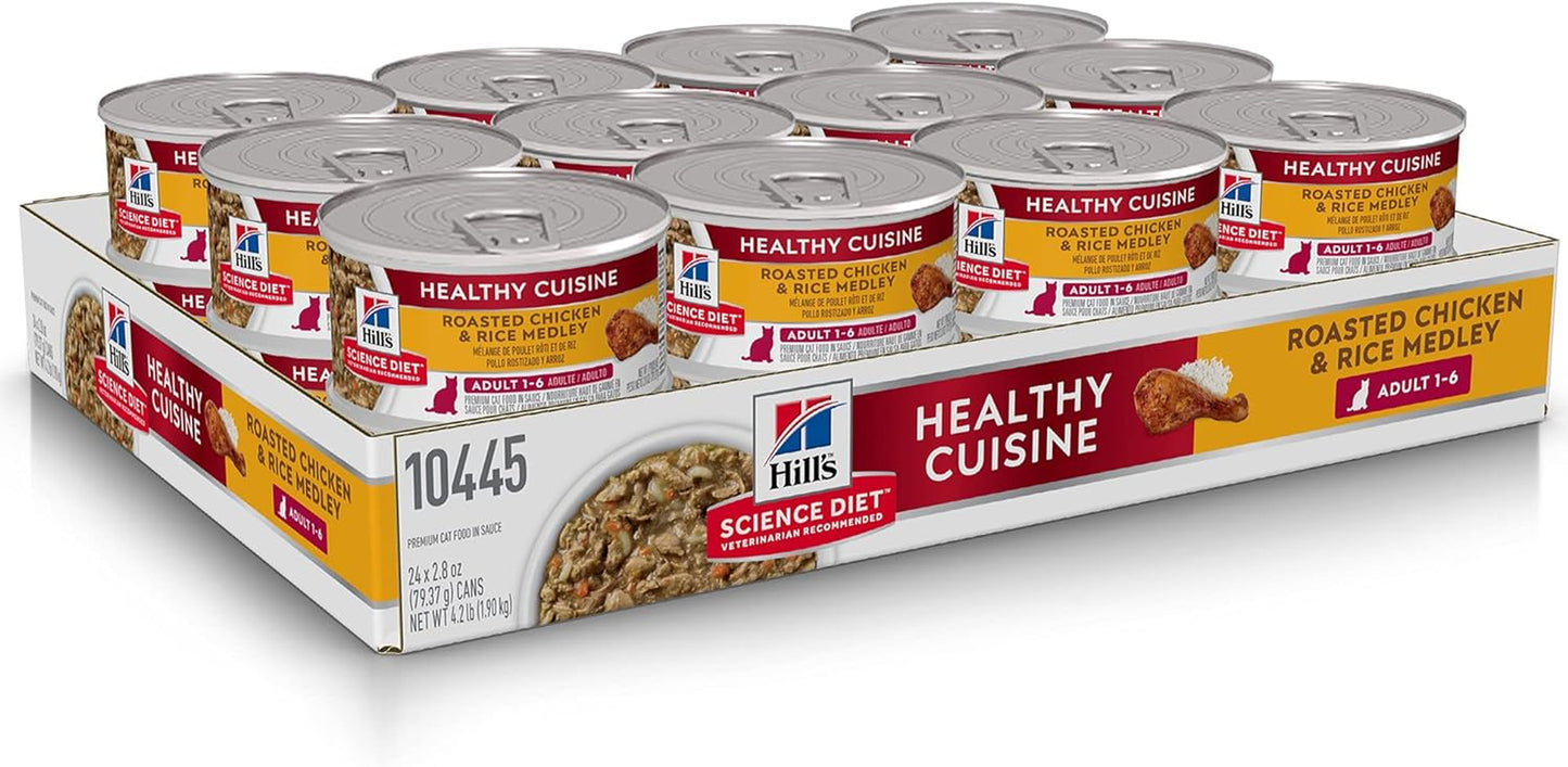 Chicken & Rice Medley Adult Cat Food 79G X24