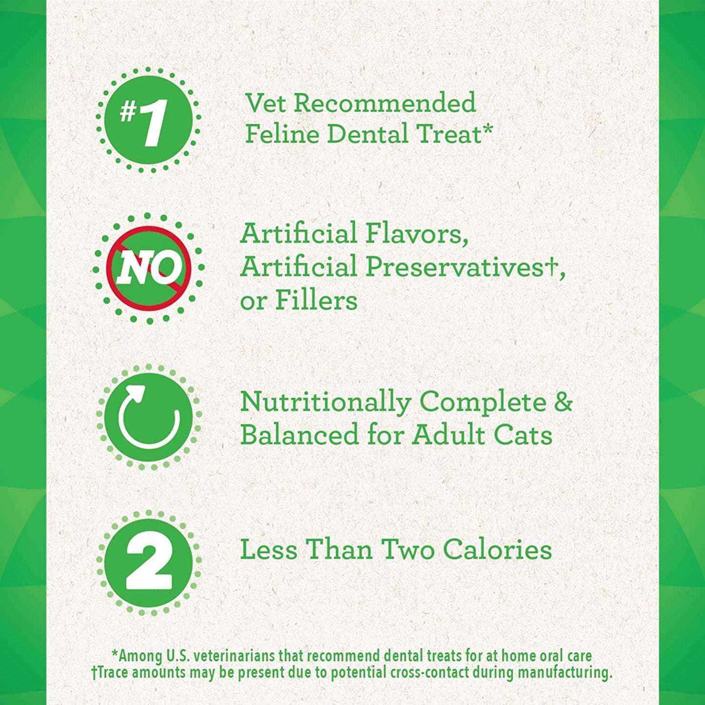 Feline Dental Cat Treats Savory Salmon Flavour 60G