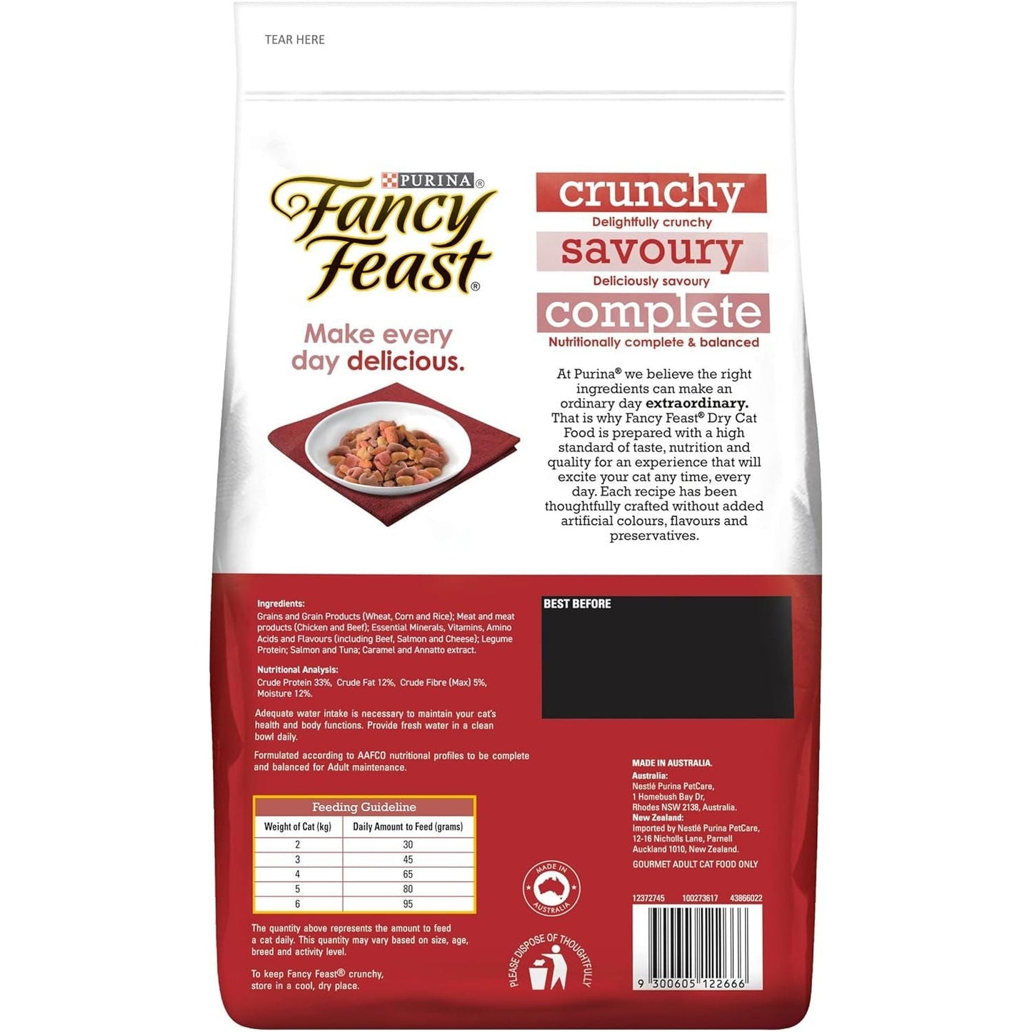 Fancy Feast Beef Salmon & Cheese X 1.4Kg