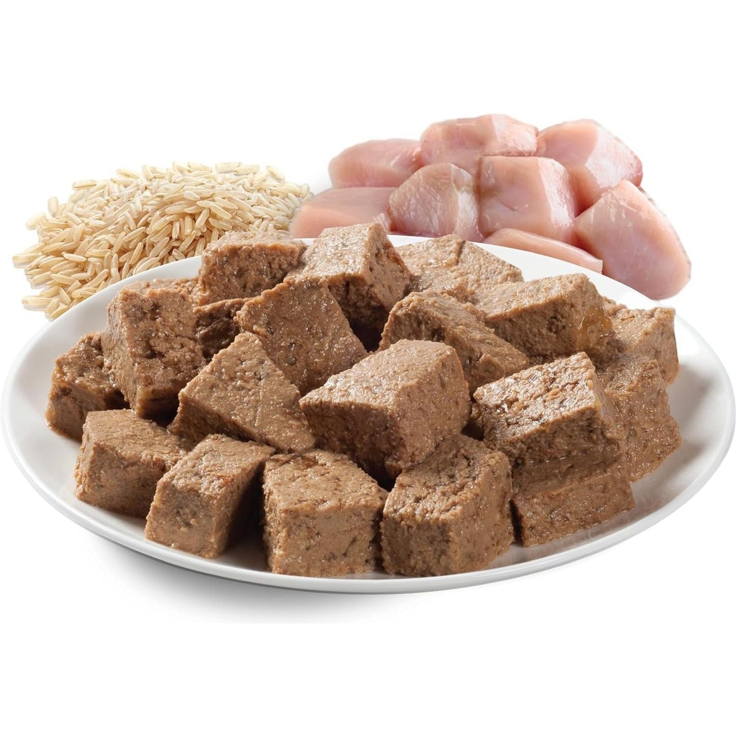 Chicken and Rice Wet Puppy Food, 12 Cans, Medium