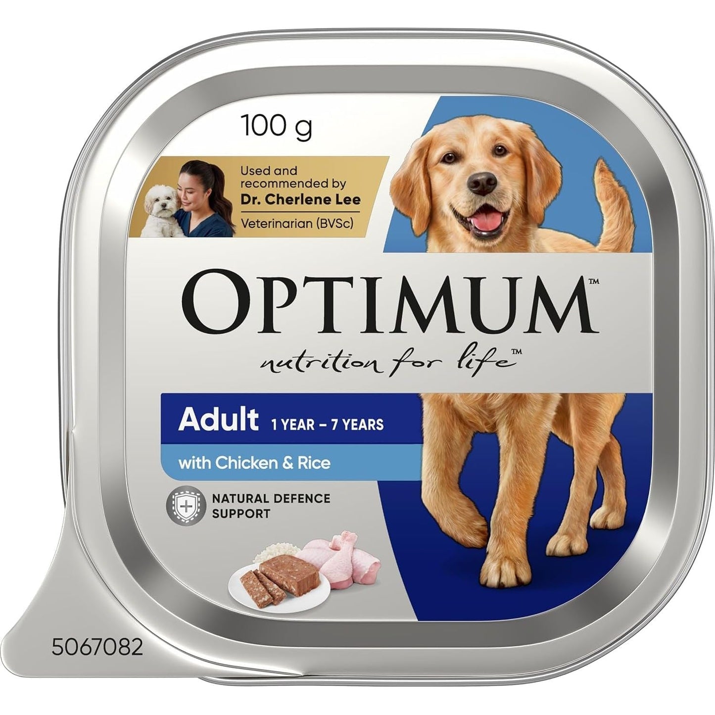 Chicken & Rice Adult Dry Dog Food 12 Trays 12 Can Medium