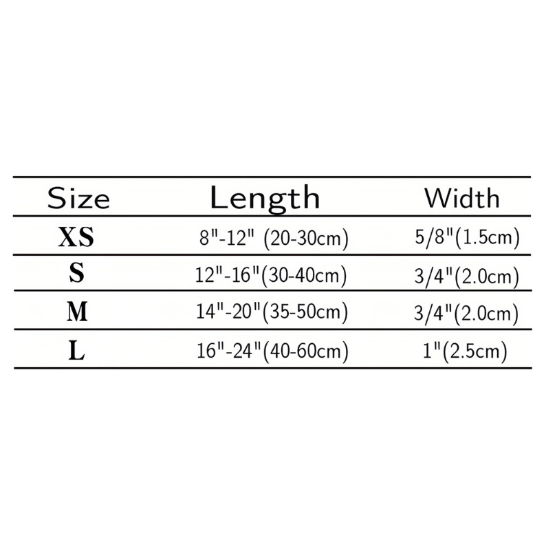 Dark Brown Durable Dog Collar with Metal Buckle – Adjustable Nylon Pet Collar for Small to Large Dogs size XS