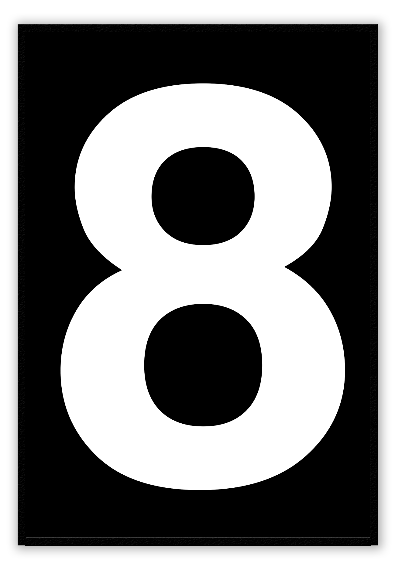 helvetica 8 scandi framed art wall