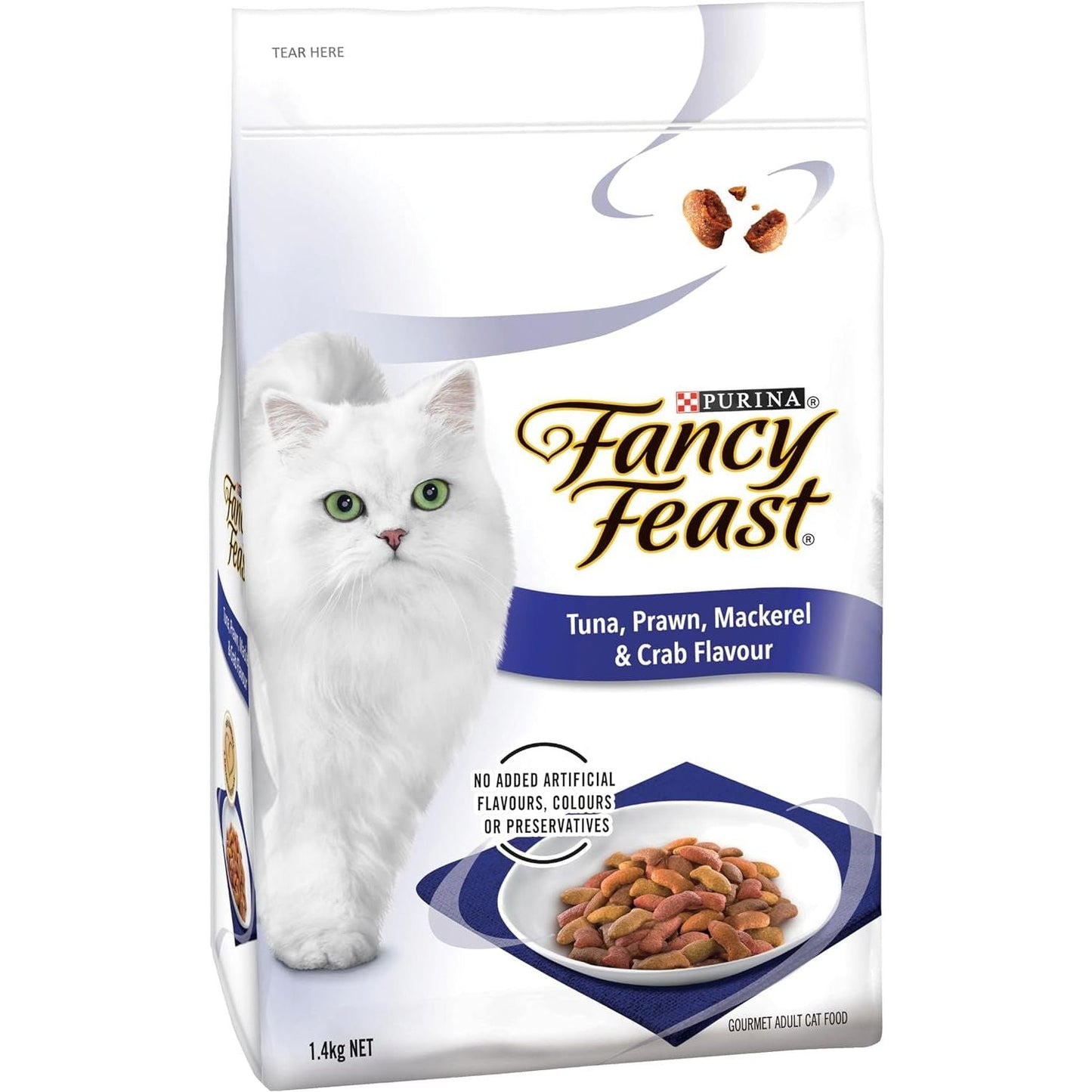 Fancy Feast Tuna Prwn Mckrl Crab 1.4Kg