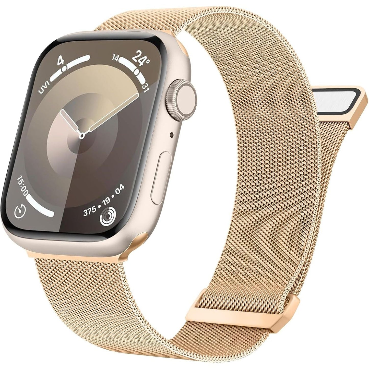 Metal Bands for Apple Watch Bands 49Mm 45Mm 44Mm 42Mm 41Mm 40Mm 38Mm Women Men, Stainless Steel Loop Magnetic Milanese Mesh Strap for Apple Watch Ultra Iwatch Series 9/8/7/SE/6/5/4/3/2/1