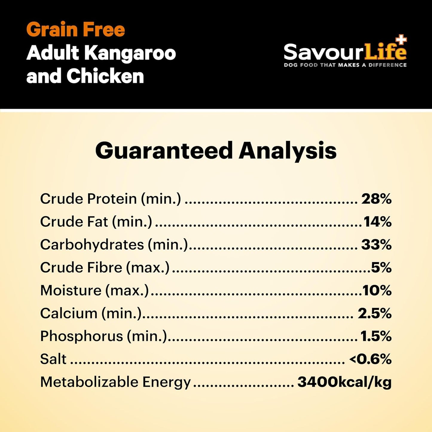 CART52 Australian Grain Free Kangaroo for Adult Dog, 2.5 Kilograms