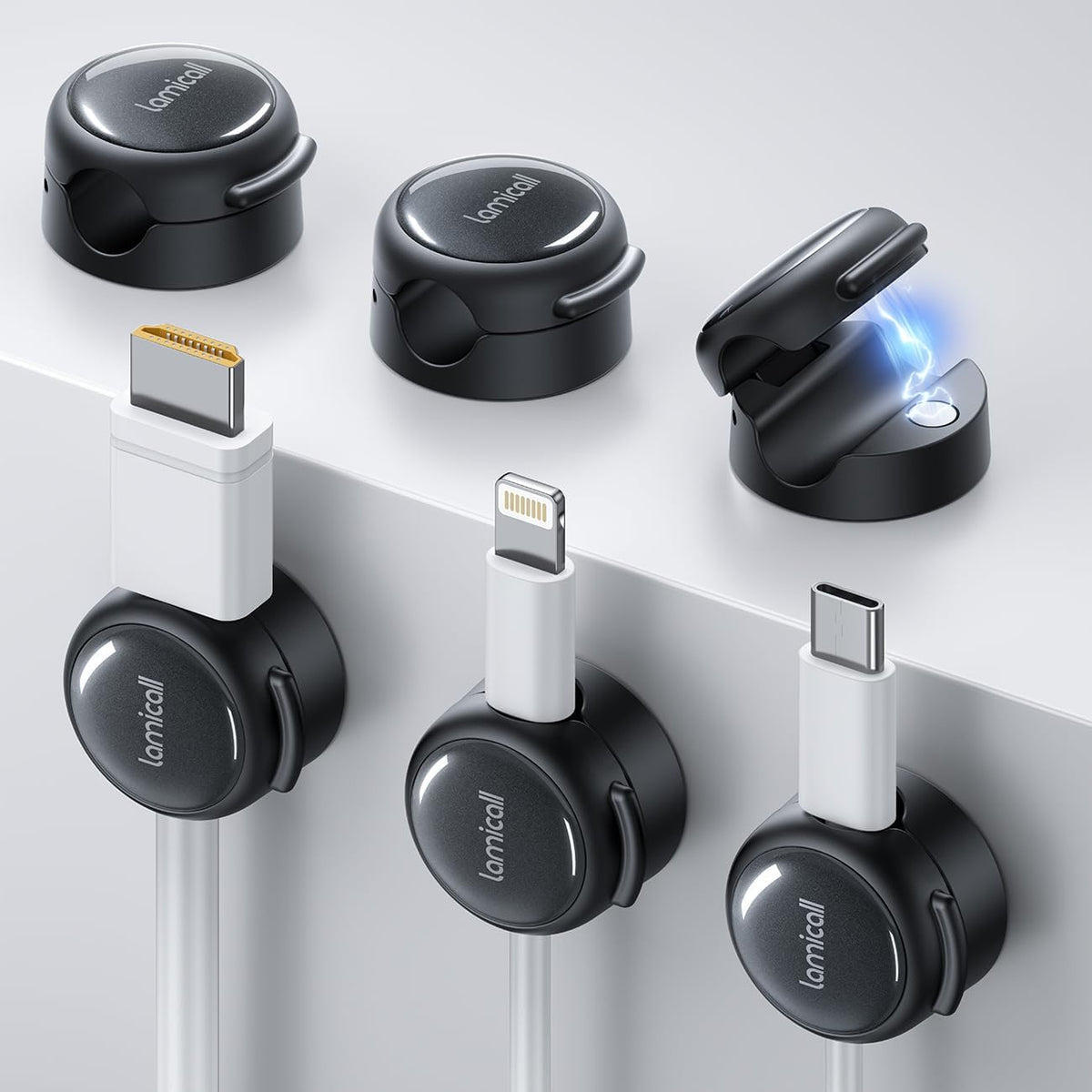 Magnetic Cord Clips 6-Pack