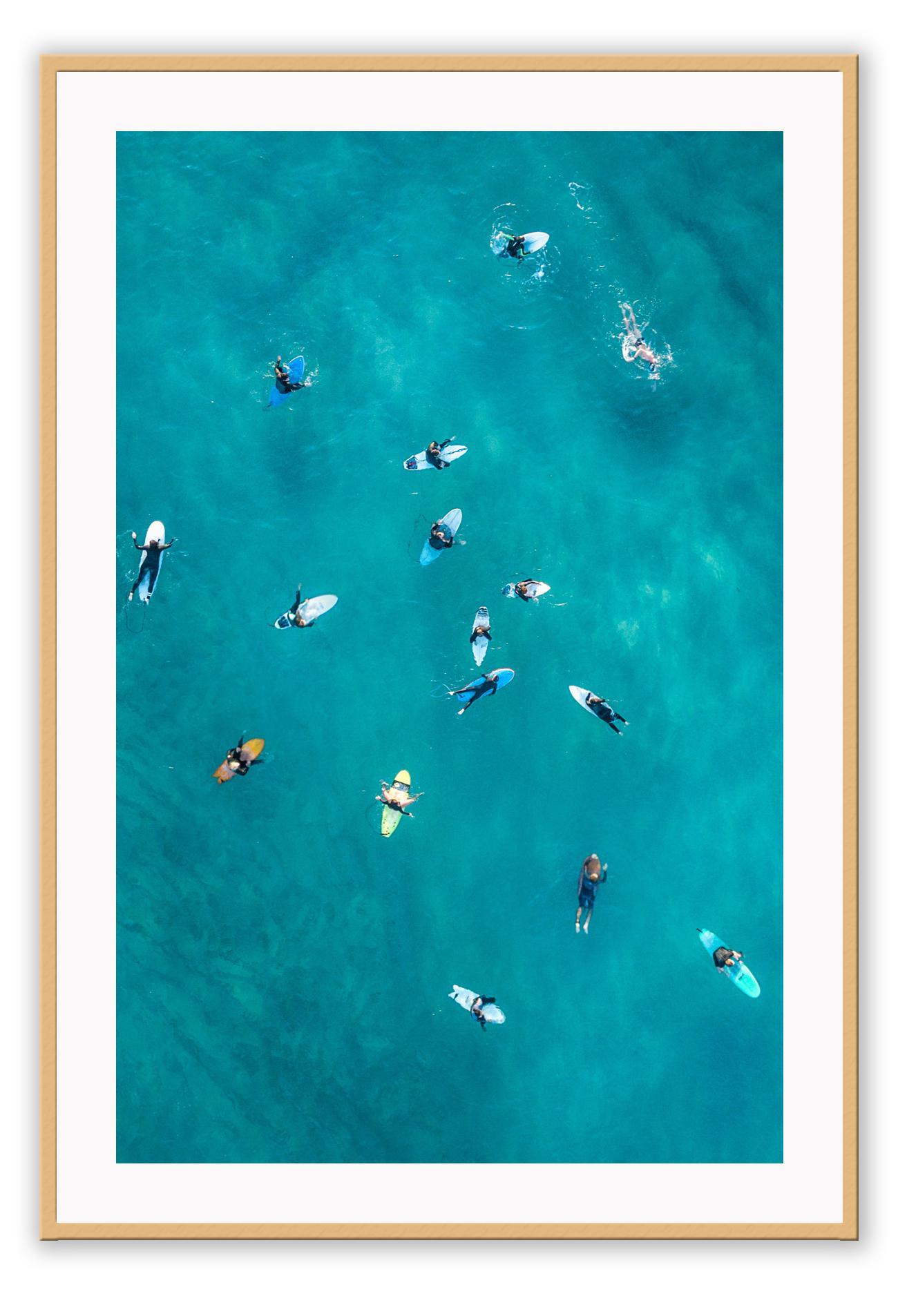 Ocean sea photography boats colourful in water ripple waves surf blue and yellow