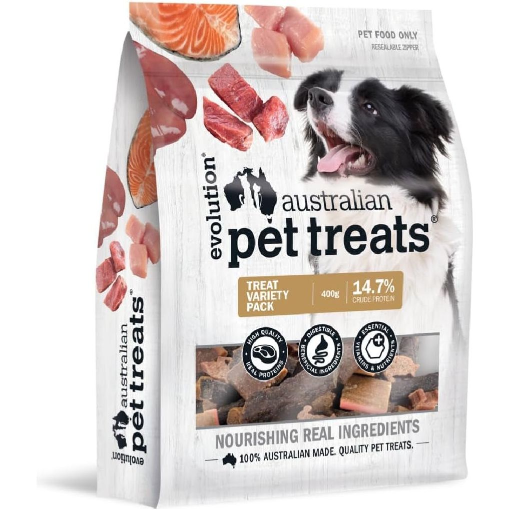Treat Variety Pack of Mixed Soft Treats for Dogs 400G