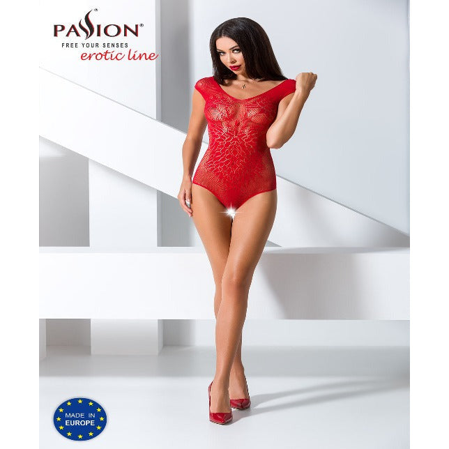 Open Crotch Body BS64 Red