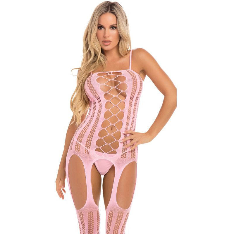 Fake News Bodystocking Pink
