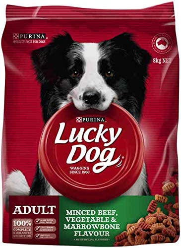 Lucky Dog Adult and Senior Mince Beef Vegetable and Marrowbone, 8kg