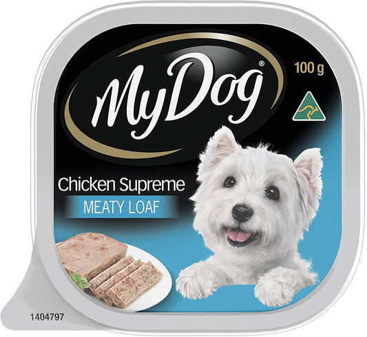 My Dog Chicken Supreme Wet Food 100G Tray, 24 Pack