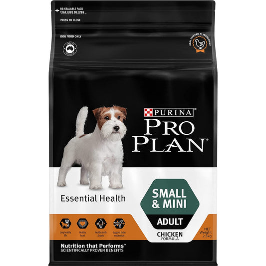 Pro Plan Essential Health Small Breed Dry Dog Food 2.5 kg 1 Pack Medium