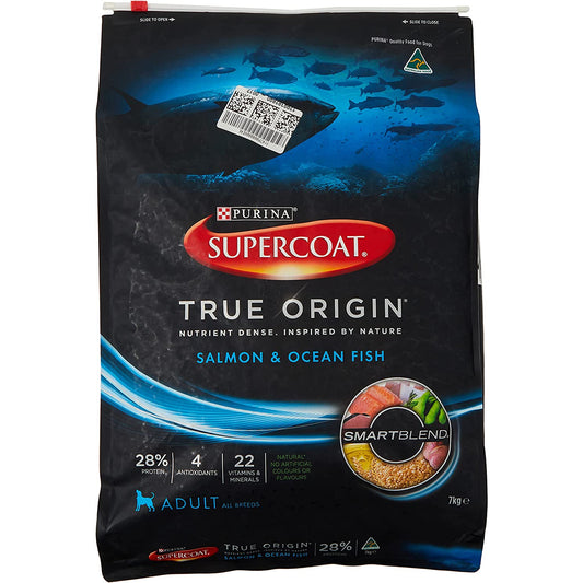 Supercoat True Origin Dog Food, Salmon and Ocean Fish, 7kg