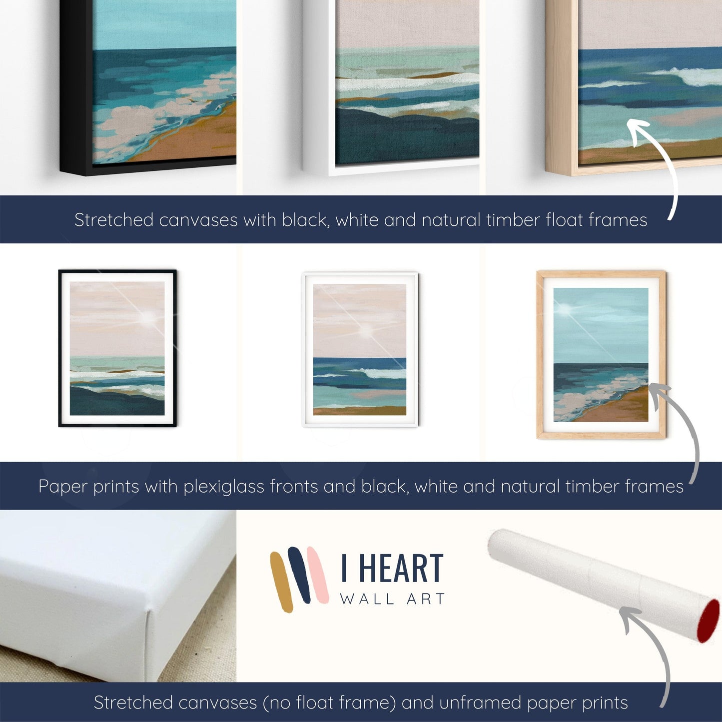 Byron Bay Surf - Two Piece Coastal Byron Bay Surfer Print Set