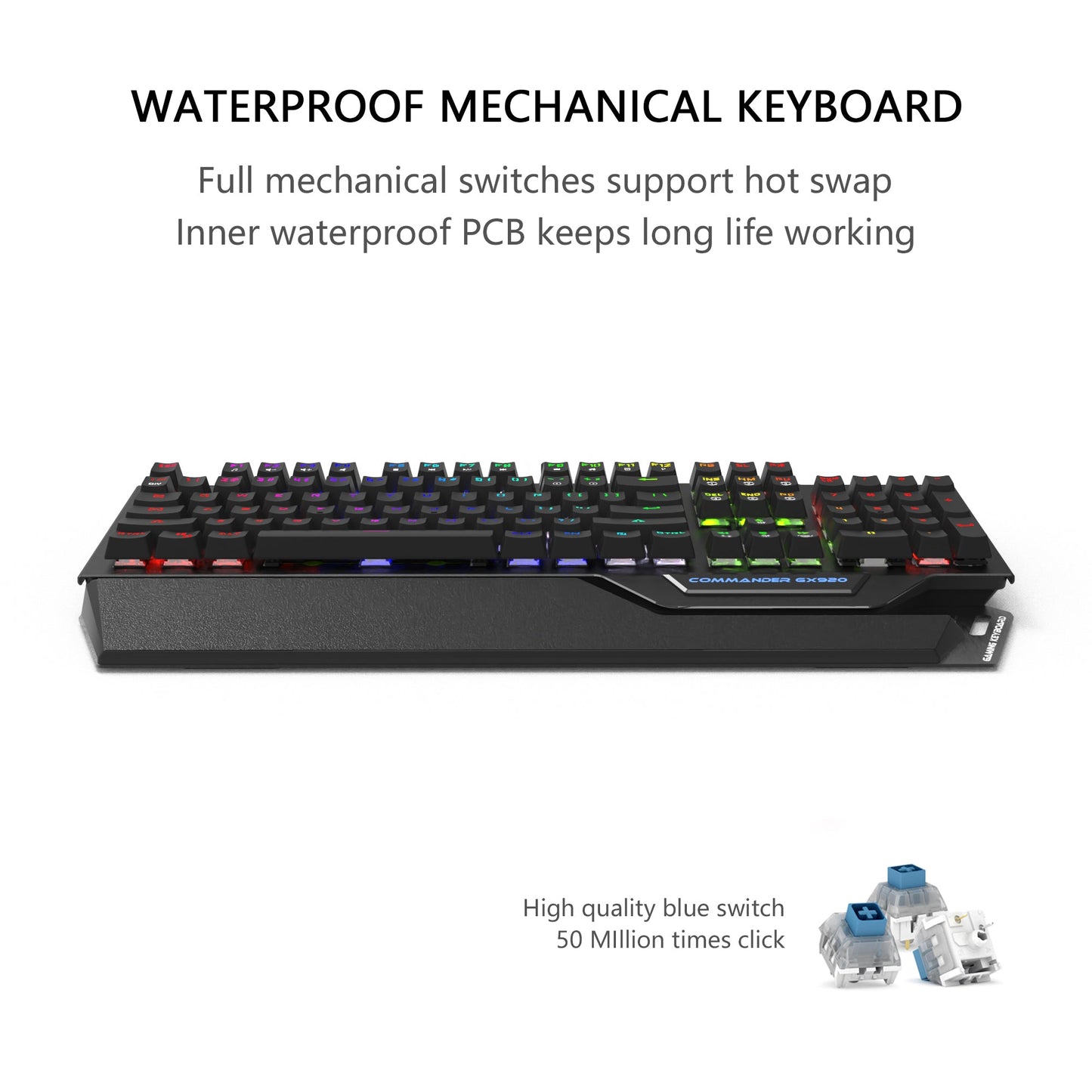 AIKUN GX920 Gaming Keyboard Black