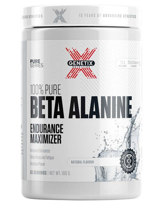 100% Pure Beta Alanine (83 serves) by Genetix Nutrition Essentials (Bundle)
