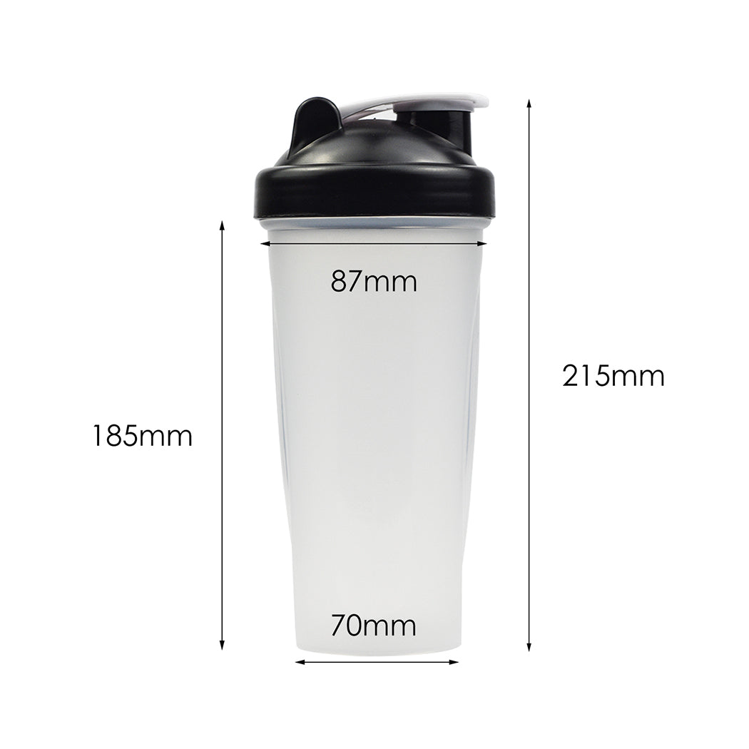 10x 700ml GYM Protein Supplement Drink Blender Mixer Shaker Shake Ball Bottle
