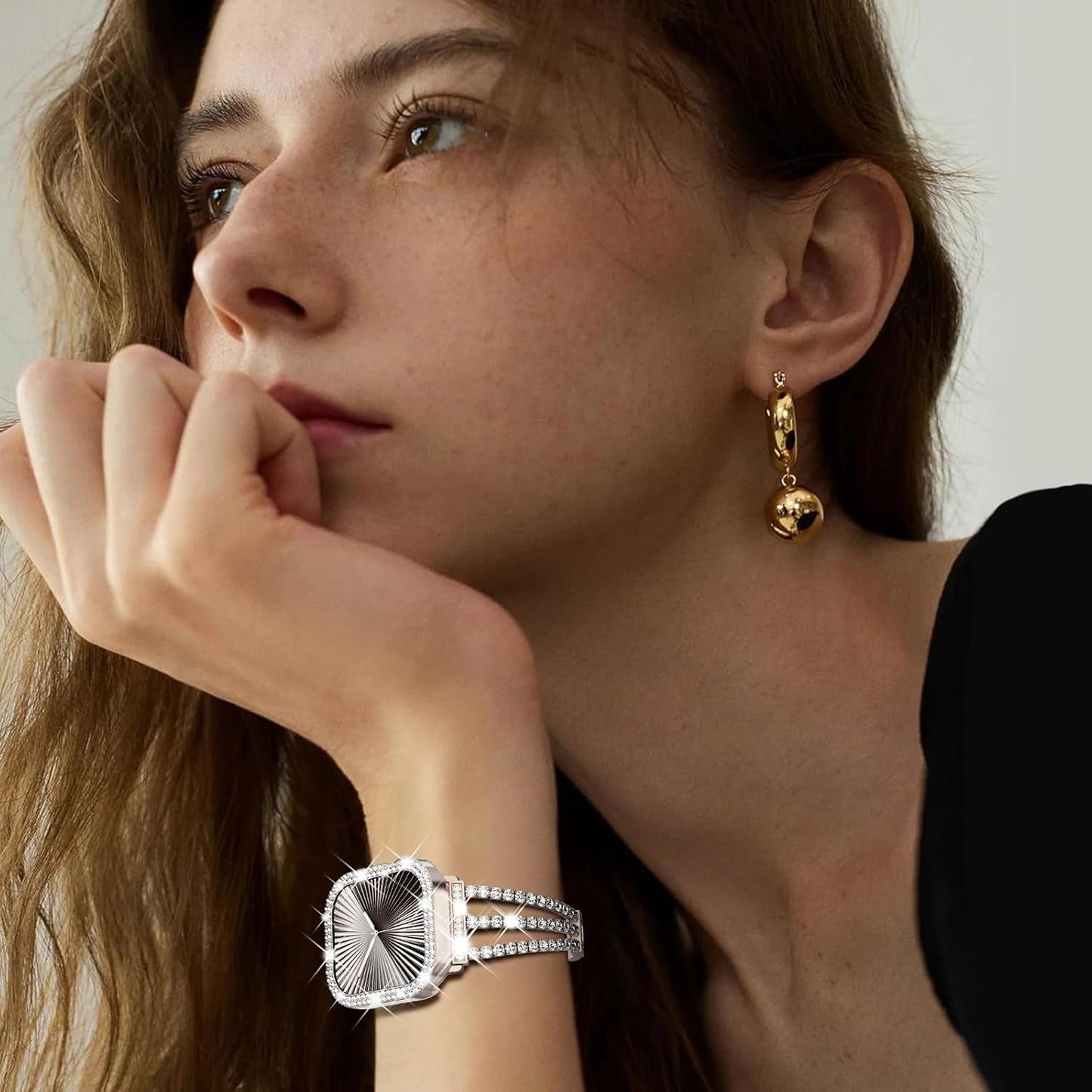 Bandelle Bling Apple Watch Case with Screen Protector