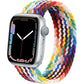 Lace Braided Solo Loop Compatible with Apple Watch Band 38 40 41 42Mm 44 45 46 49Mm for Men Women, Stretchy Nylon Elastic Sport Wristband for Iwatch Series Ultra1/2 SE 1/2 10 9 8 7 6 5 4 3 2 1