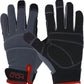 Mens Work Gloves Touch Screen, Synthetic Leather Utility Gloves, Flexible Breathable Spendex - Padded Knuckles & Palm