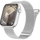 Metal Bands for Apple Watch Bands 49Mm 45Mm 44Mm 42Mm 41Mm 40Mm 38Mm Women Men, Stainless Steel Loop Magnetic Milanese Mesh Strap for Apple Watch Ultra Iwatch Series 9/8/7/SE/6/5/4/3/2/1