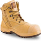 Boots Safety Boots Zip Side anti Penetration Leather Black
