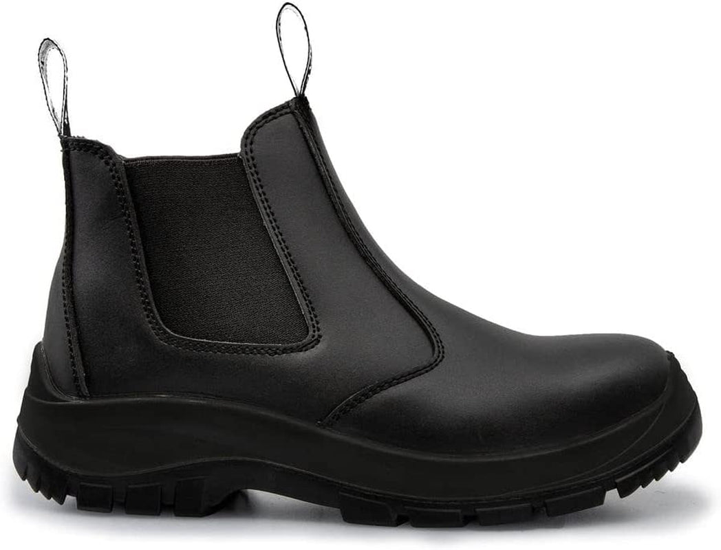 Men'S Hurricane Work Boots – Premium Water-Resistant Leather, Orthopaedic Innersole | Oil, Acid, and Water Resistant, Heat-Resistant TPU Outsole up to 130 Degrees |