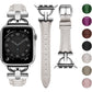 Compatible with Apple Watch Band 42Mm 41Mm 40Mm 38Mm 46Mm 45Mm 44Mm 49Mm Leather Ladies for Iwatch Series 10 SE 9 8 7 6 5 4 3 2 1 with Metal Buckle Women