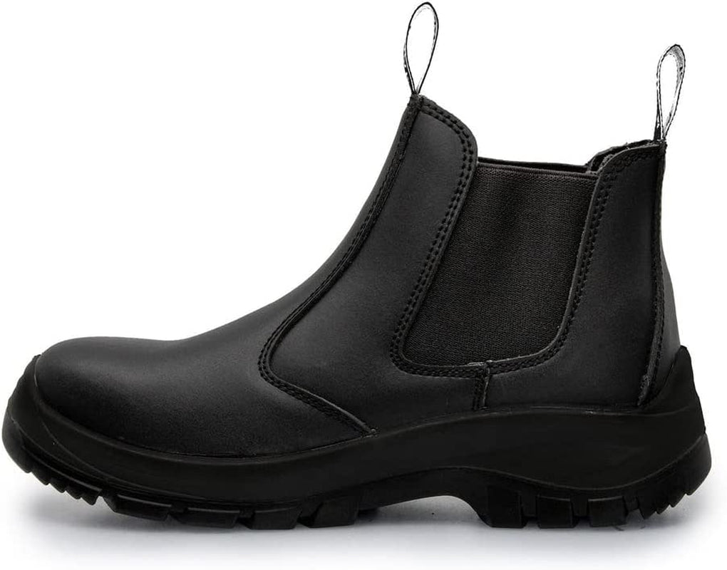 Men'S Hurricane Work Boots – Premium Water-Resistant Leather, Orthopaedic Innersole | Oil, Acid, and Water Resistant, Heat-Resistant TPU Outsole up to 130 Degrees |